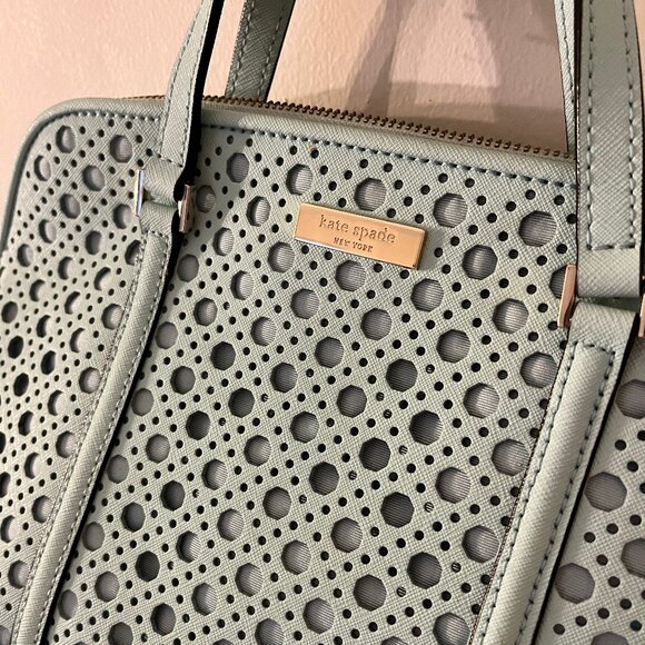 Kate Spade Newbury Lane Caning Small Rachelle Satchel - Picture 3 of 4